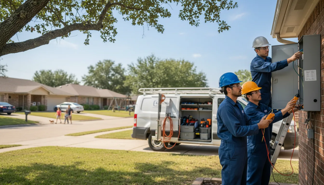 Certified electrician providing emergency electrical services in Enola, PA